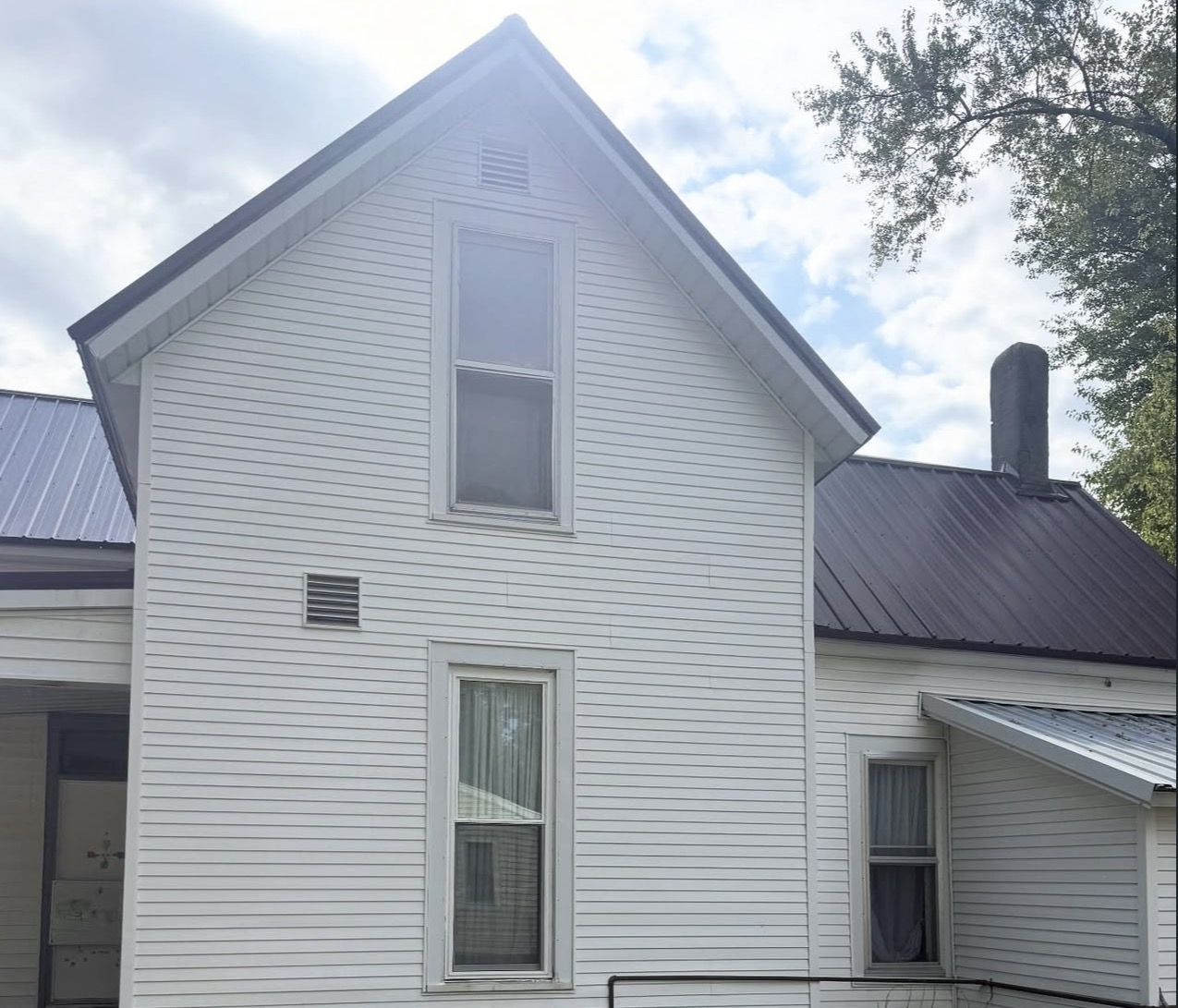 Siding pressure wash after